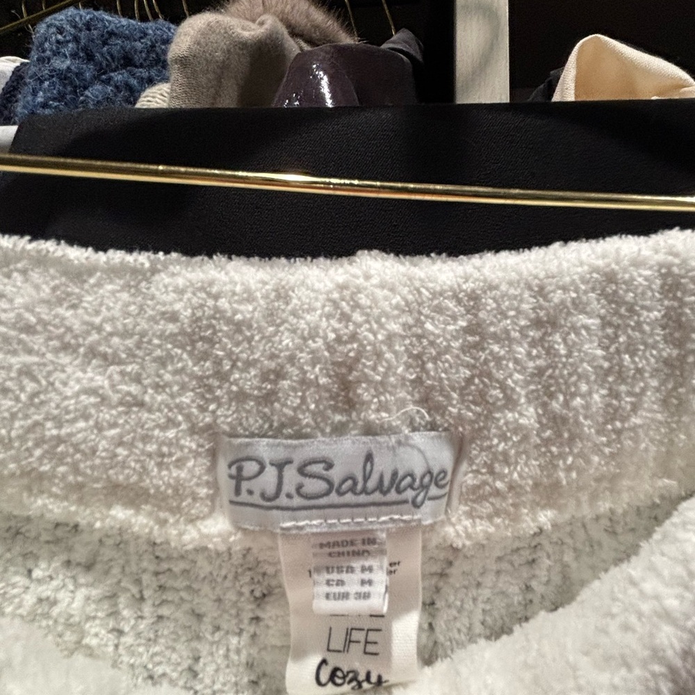 P.J. Salvage Soft White Lounge Pants - Picture 3 of 4